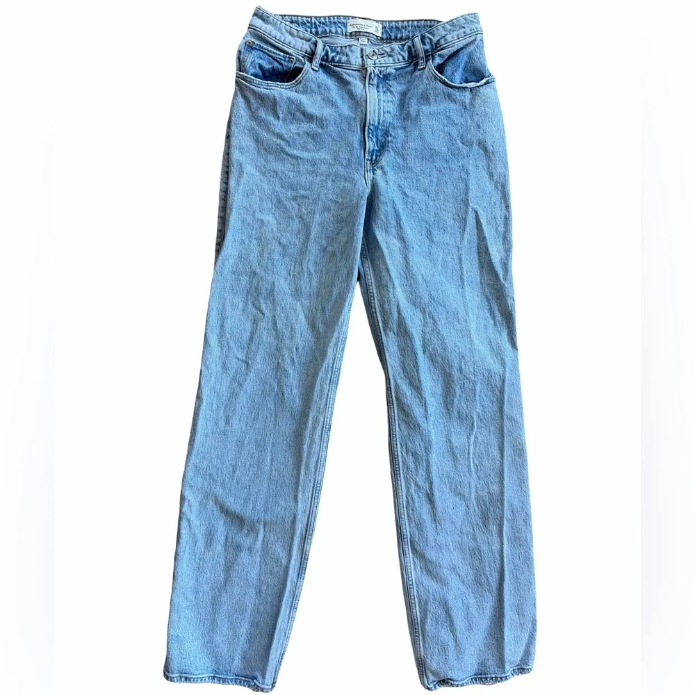 Abercrombie & Fitch Curve Love High Rise 90s Relaxed Jean - Picture 2 of 4